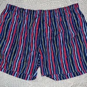 St. John's Bay Multicolor Striped Swim Trunks men XXL